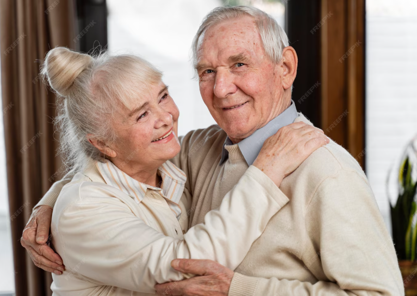 Menschen nach Krankenhausaufenthalt